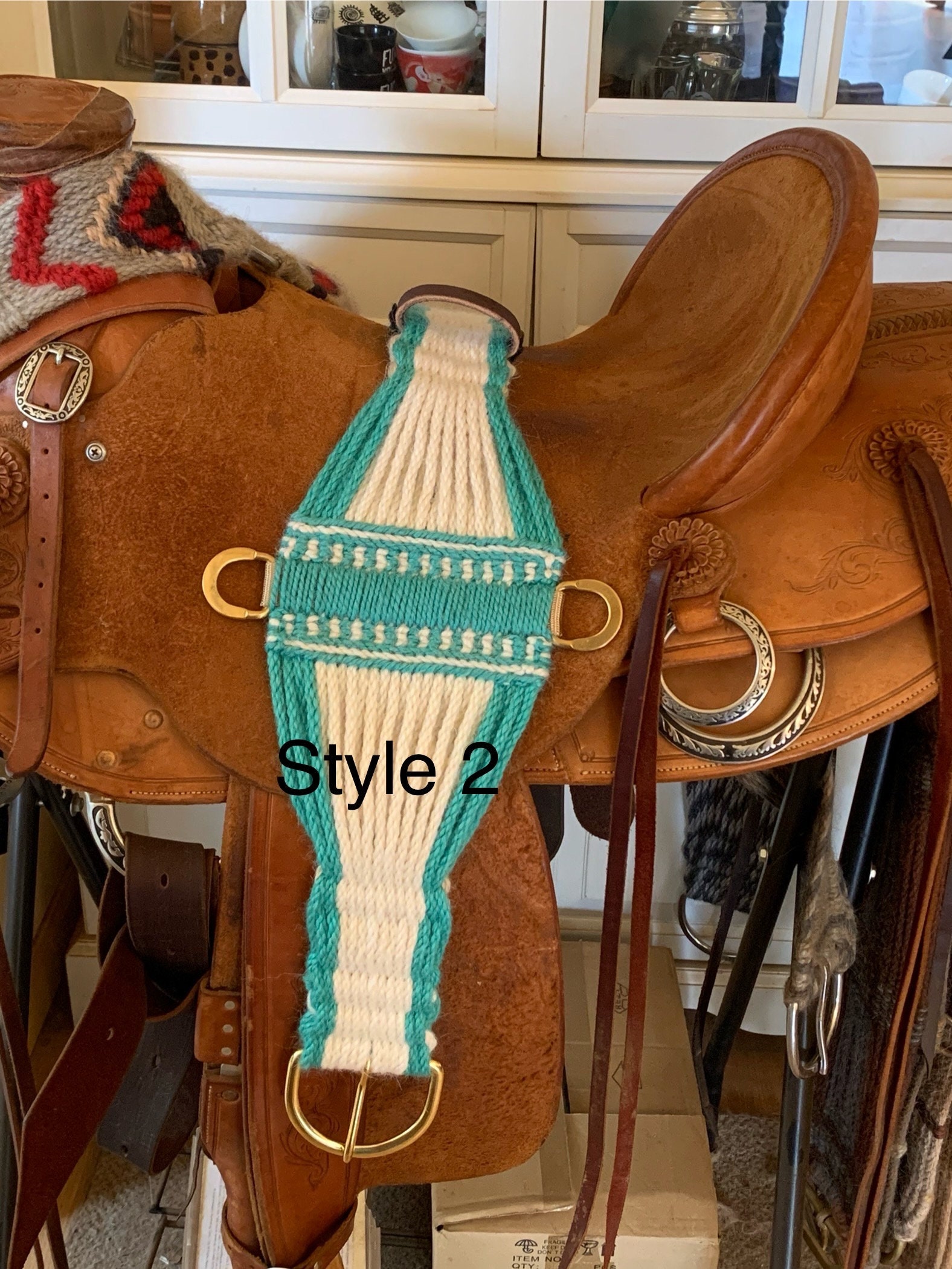 Made to Order 25 Strand 2 Color Roper Cinch - Etsy