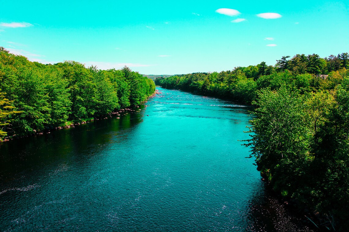 Overlooking the LaHave River in Teal Bridgewater Nova Scotia Etsy