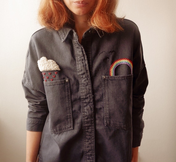 Buy U.S. Polo Assn. Women Embroidered Denim Shirt - NNNOW.com