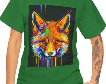Paint Drip Fox T-Shirt