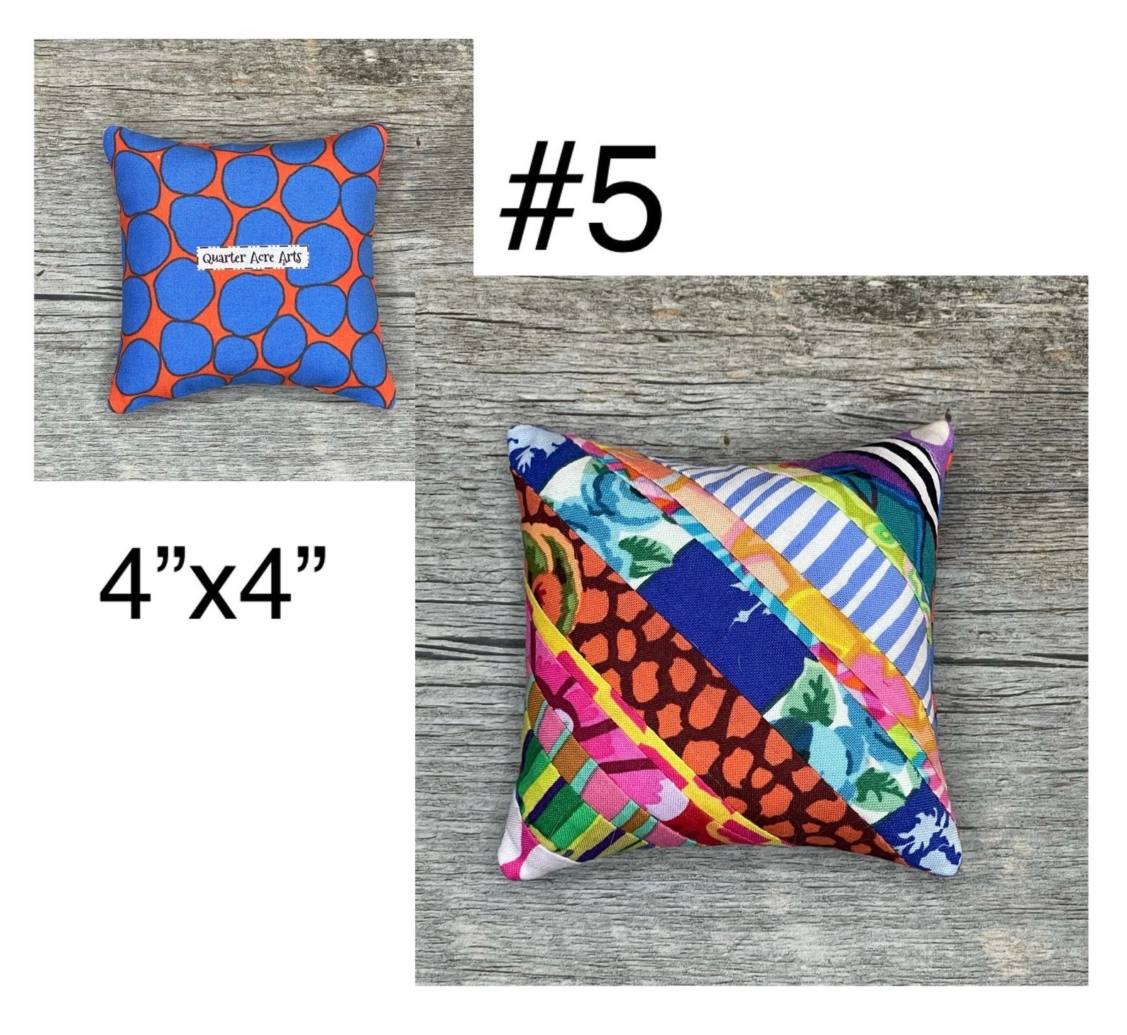 Patch Work Accessory Kaffe Fassett Scrappy Pincushion: Handmade Patchwork Quilting Accessory ...