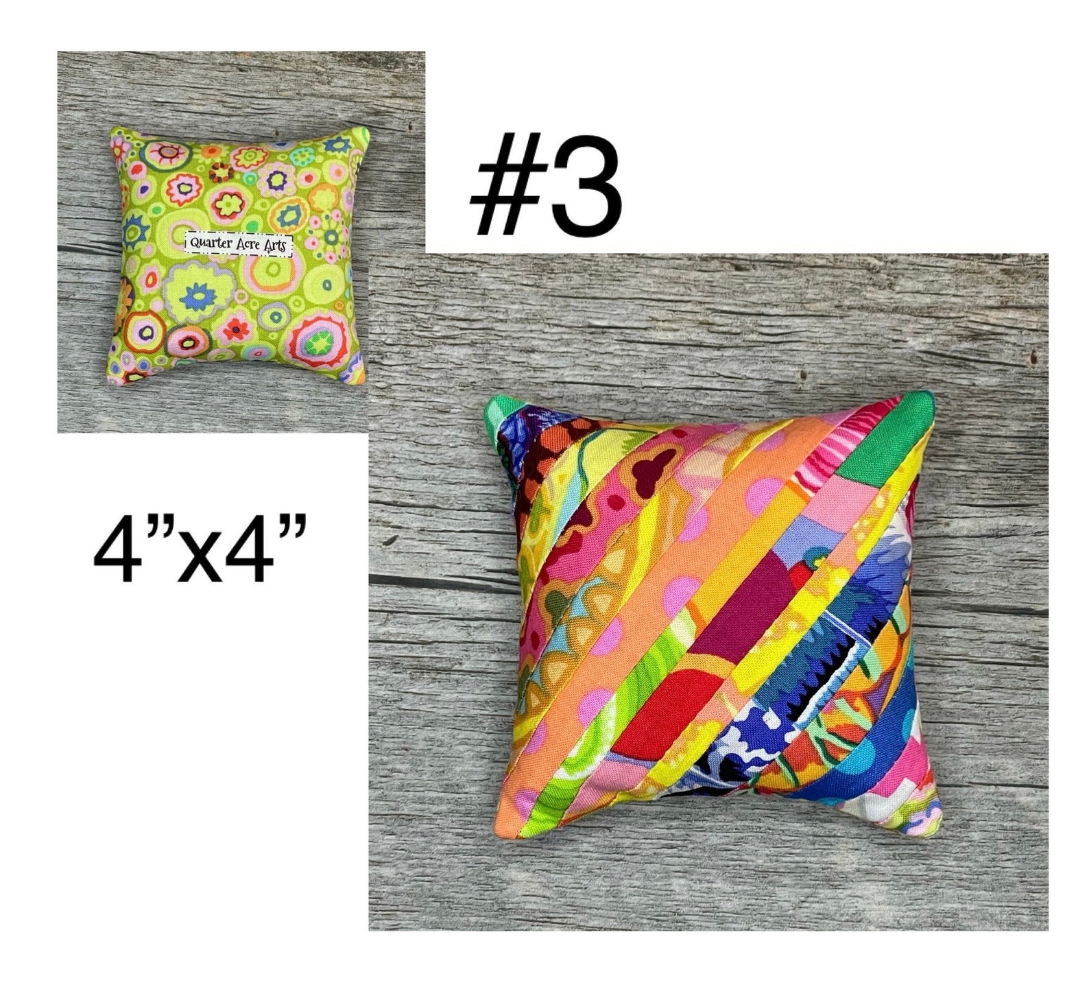 Patch Work Accessory Kaffe Fassett Scrappy Pincushion: Handmade Patchwork Quilting Accessory ...