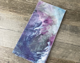 Cotton Flour Sack Dish Towel: Boho Kitchen Decor, Galaxy Motif