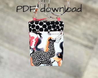 EllieM Crossbody Bag PDF Pattern, Small Purse Pattern, Digital Download Pattern, Bag Pattern PDF, Bag Pattern for Beginner