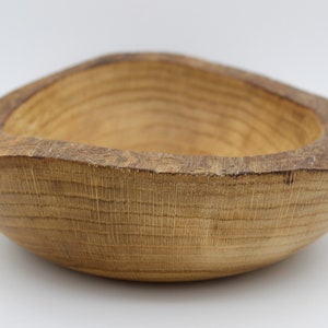 Wooden bowl made of oak, turned, unique, gift, Christmas, birthday, decoration