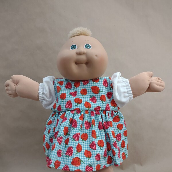 Dress and bloomers for 13-15 inch dolls. fits bitty baby and Cabbage patch babies