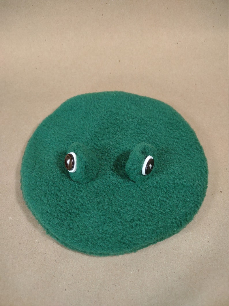 Dark Green Frog Beret for 18 inch dolls image 4