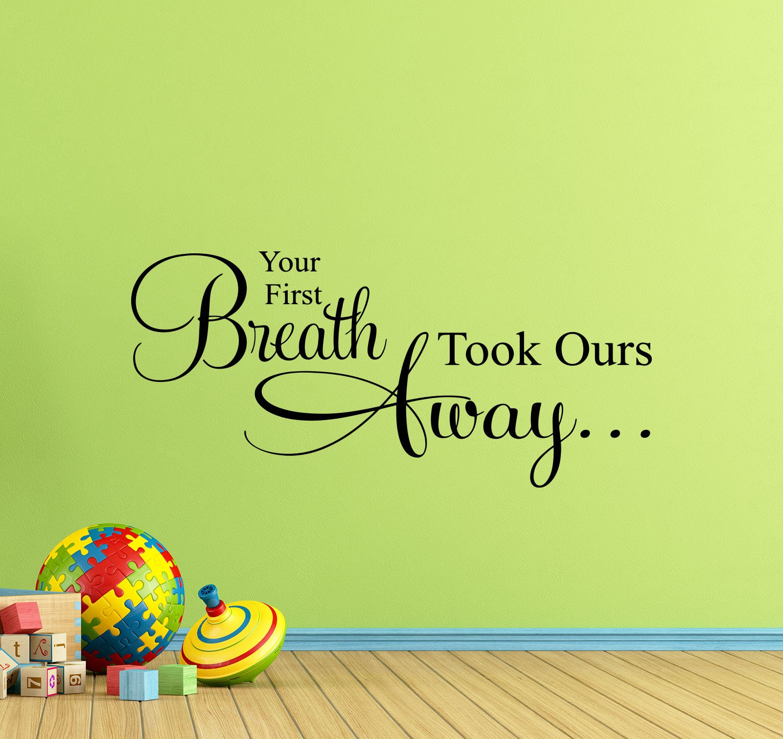 Your First Breath Took Ours Away Wall Decal Baby Poster Boy - Etsy your-first-breath-took-ours-away-wall-decal-baby-poster-boy-etsy