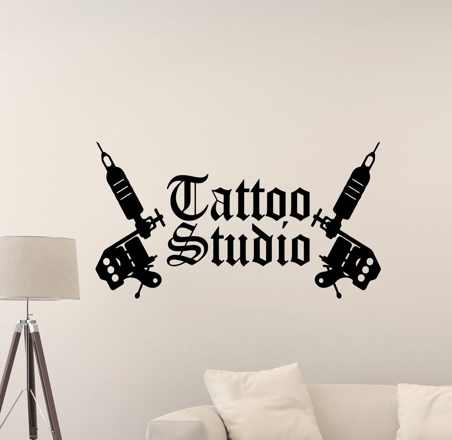 Tattoo Studio Wall Decal Tattoo Machine Shop Sign Logo Salon - Etsy Hong  Kong