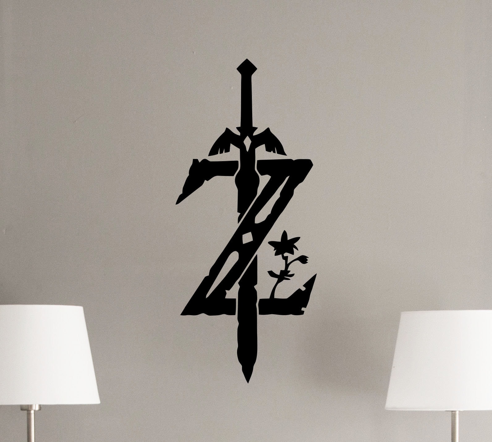 Zelda Wall Decal Legend of Zelda Poster Zelda Sign Emblem Etsy