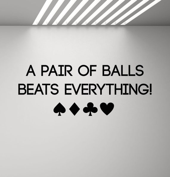 Poker Chips Wall Decal Art Sticker Vinyl Home Decor Girls Boys 