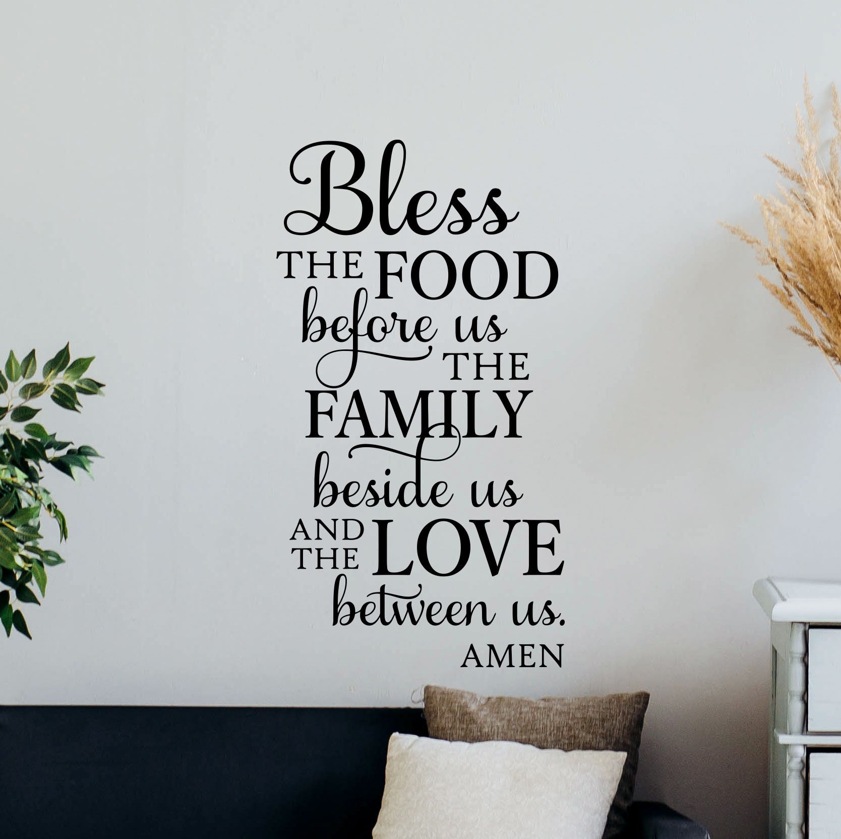 bless-the-food-before-us-wall-decal-kitchen-quote-sign-office-etsy