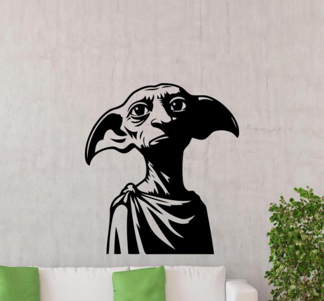 Dobby Wall Decal Vinyl Sticker Wizard Sign Elf Gift Nursery Decor Kids ...
