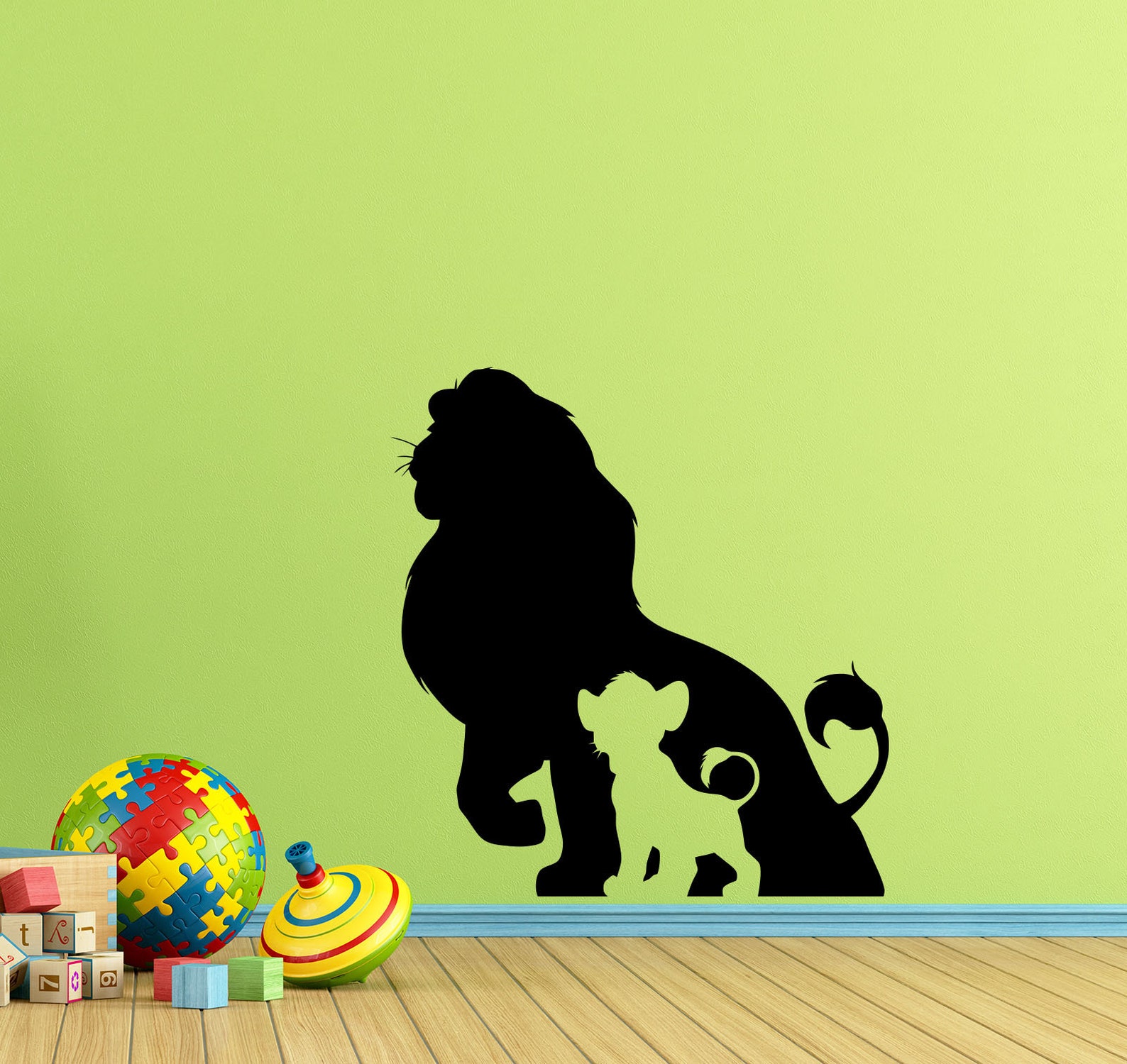 Lion King Wall Decal Simba Baby Walt Disney Poster Kids Room Mural ...