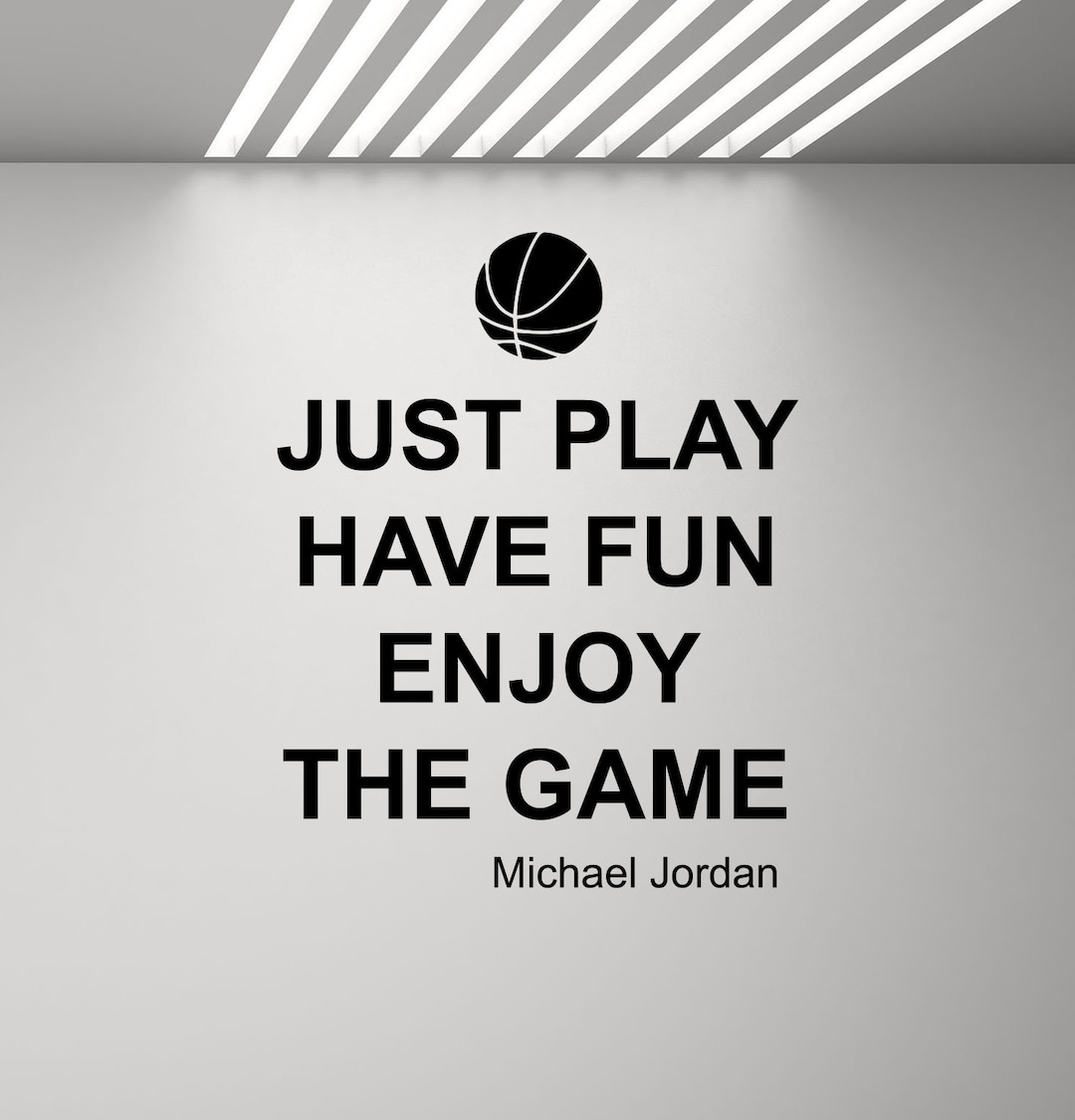Michael Jordan Quote Wall Decal Basketball Poster Sport Gift Kids