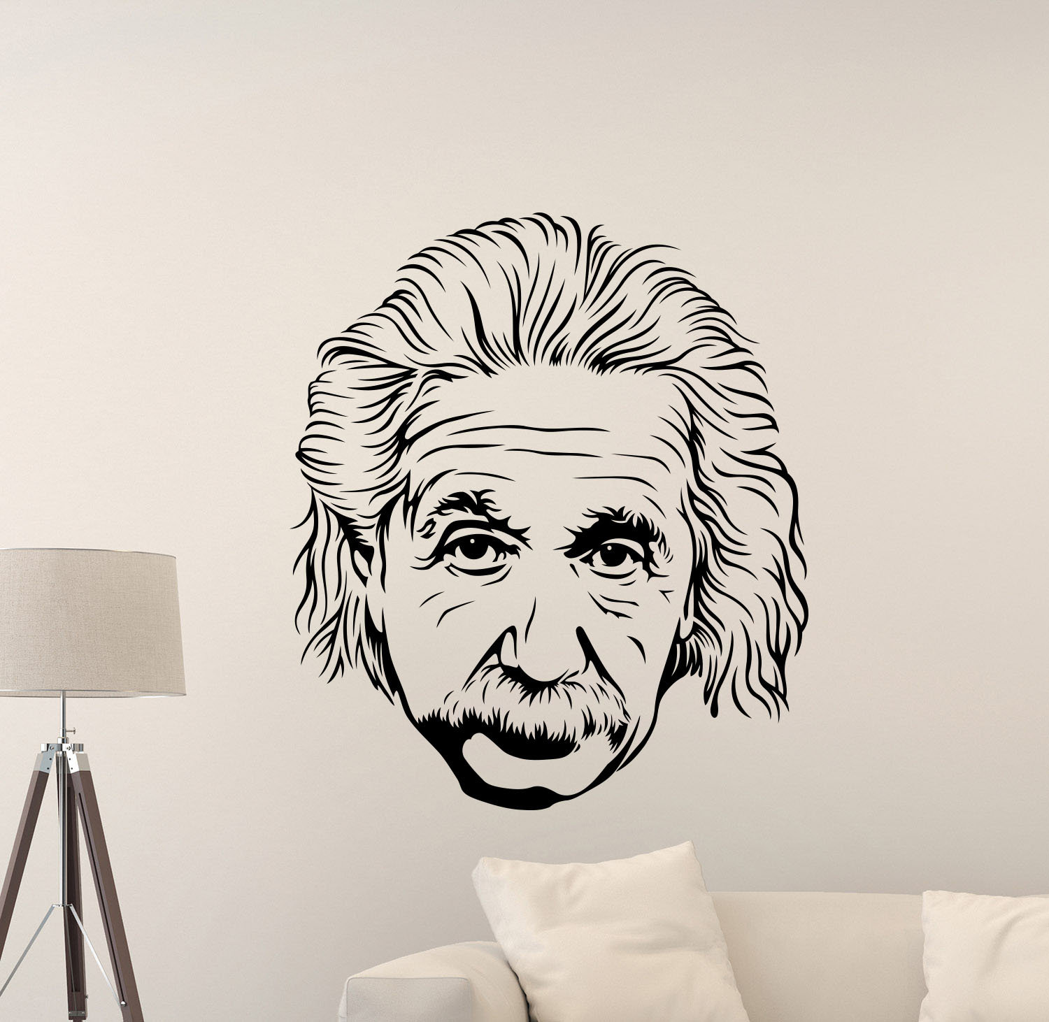 Albert Face Wall Decal Education Sign Classroom School Office Poster ...