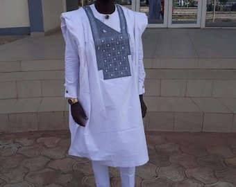 shigo African agbada/african clothing for men/african men clothing/wedding suit/african party wear/african clothing matching set