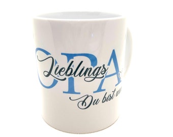 ღ Keramiktasse "LieblingsOPA" -  Becher, Lieblingstasse-Geschenk - ღ