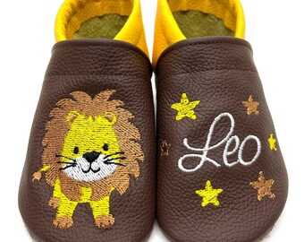 ღ Crawling Shoes / Leather Punches - Running Shoes Lion Cubs from Size 18/19 ღ