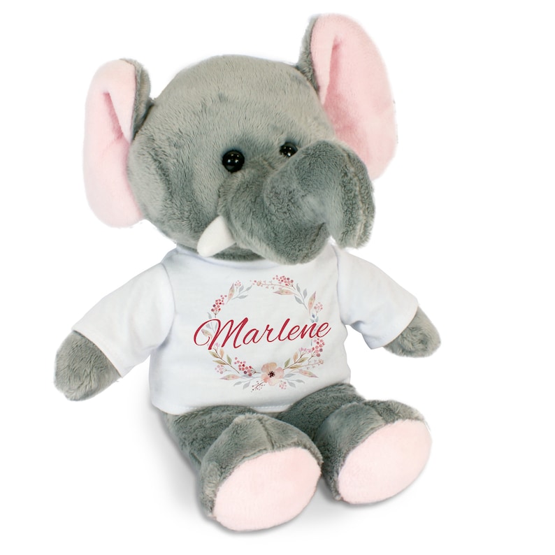 Elefante peluche stampatoEtsy stampatoEtsy Elefante peluche con con Elefante nome nome DH9IE2