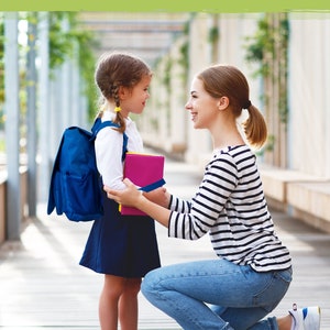 Kinderrucksack mit Name Motiv: Ritter, Kindergartenrucksack blau, Wäschebeutel, Kita, Geburtstag, für Jungs image 7