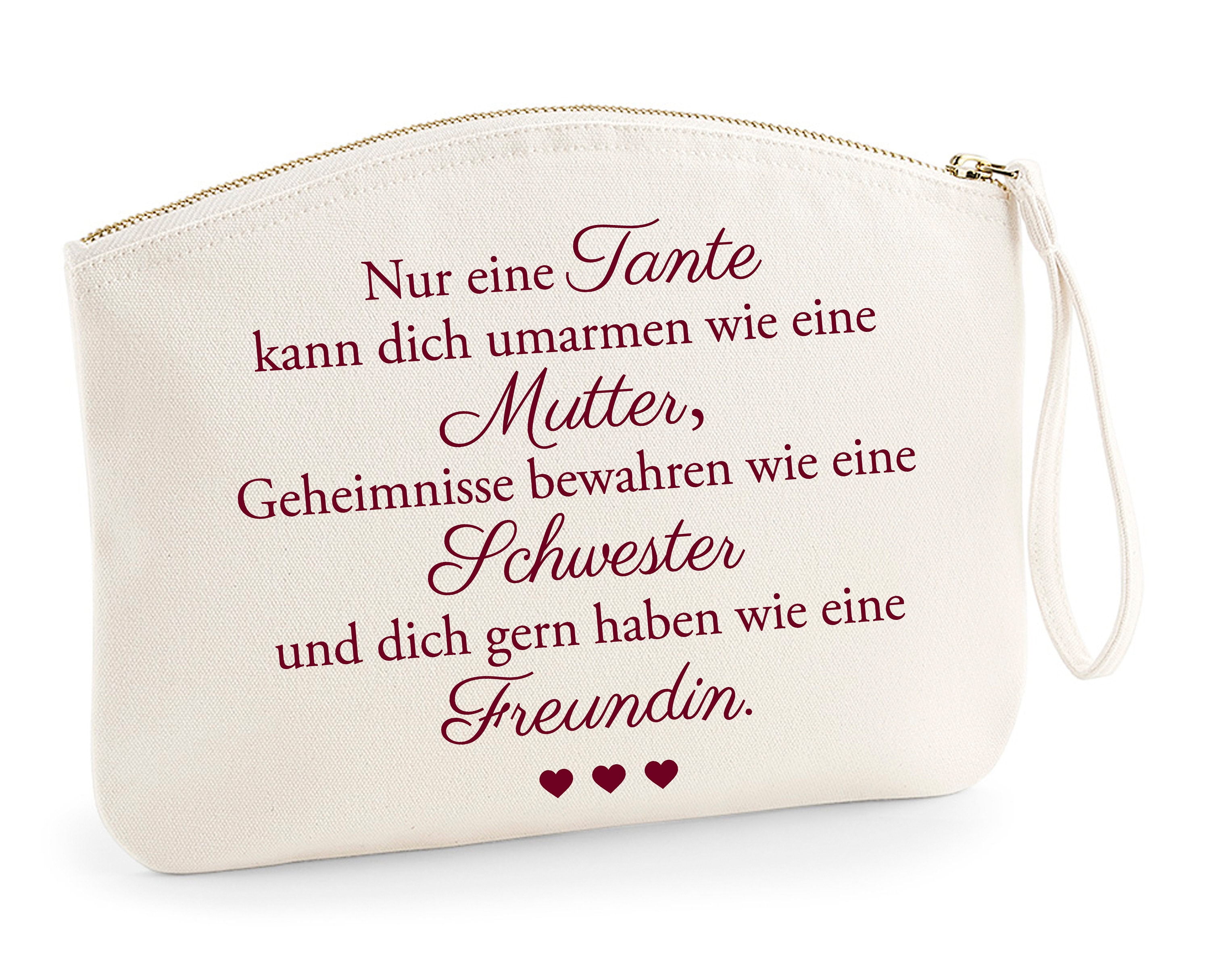 Kosmetiktasche Spruch Beste Tante der Welt Geschenk Etsy Österreich