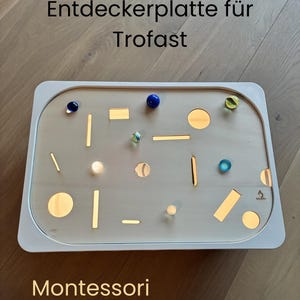 Alfombra de juegos Montessori para IKEA Trofast, disco de descubrimiento, actividad, tablero de formas, juguete educativo, habilidades motoras finas, organización de la habitación infantil, creatividad