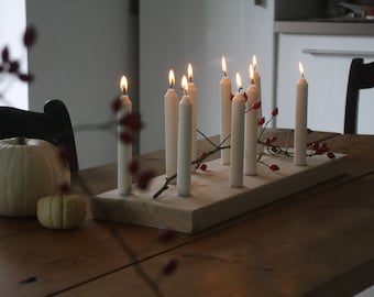 Kerzenbrett, Kerzenständer, Center Piece