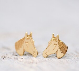 Boucles D'oreilles En Argent 925 Motif Cheval Pour Filles Et Femmes - Bijoux Fantaisie élégants, Cadeau D'anniversaire Ou Fête