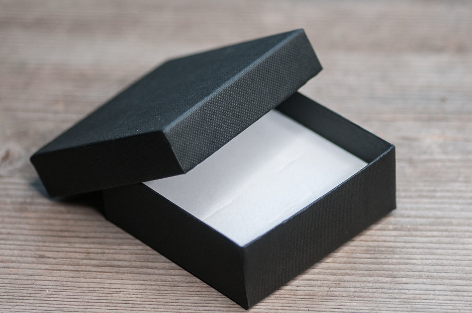 Large Black Men Jewelry Box 80mm 3.15 Eco Friendly Etsy