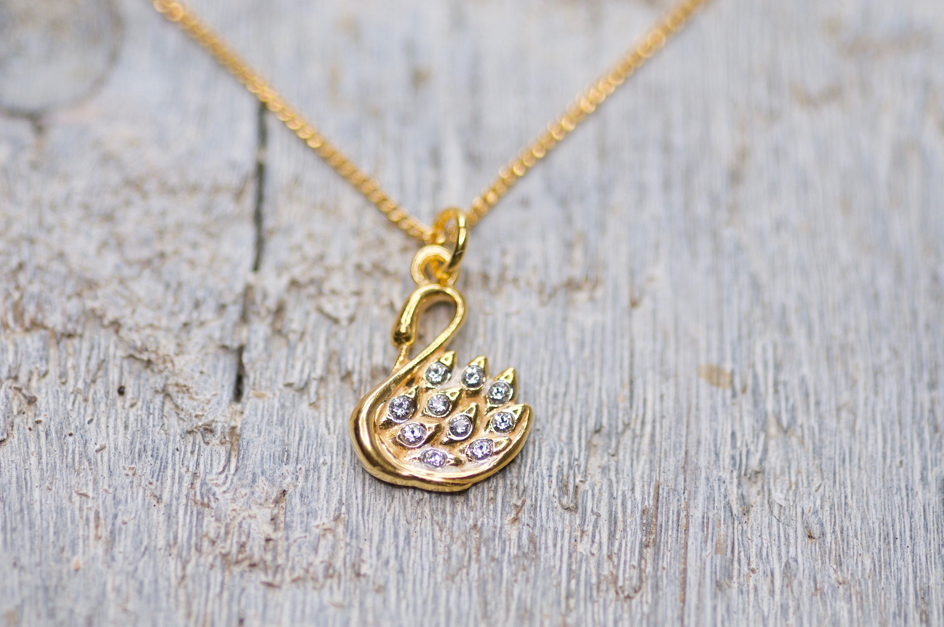 Swarovski crystal swan necklace best sale