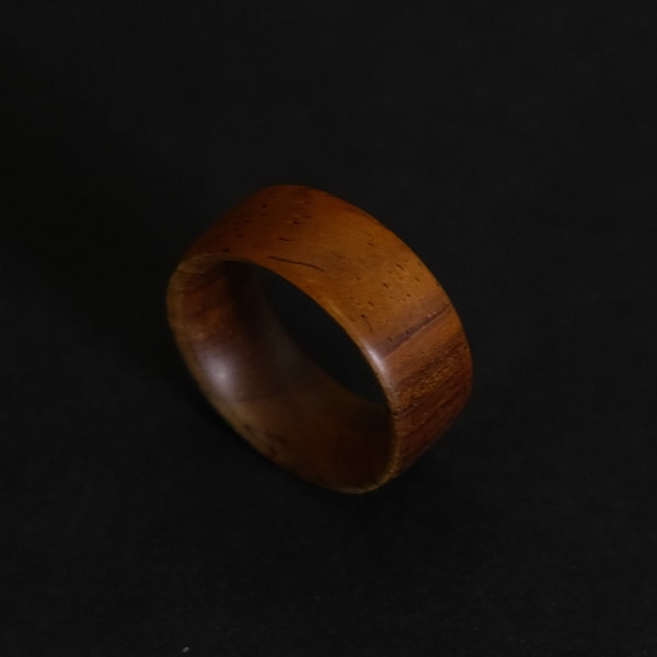 Wood ring, Cocobolo Wood Ring, Solid Wood Ring