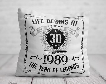 Items Similar To 30th Birthday Cushion For Him 30th Birthday