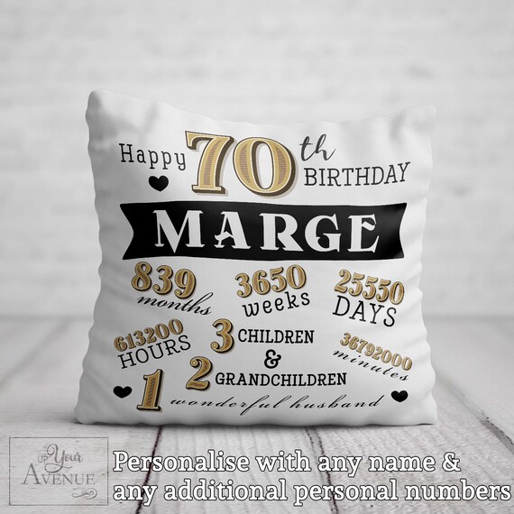 70th birthday present for mum