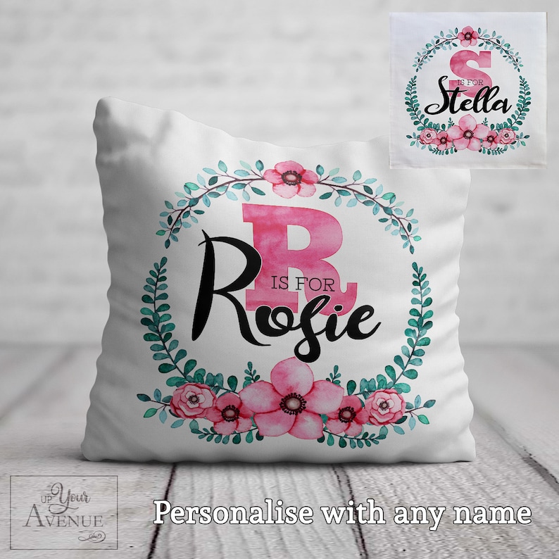 baby name cushion