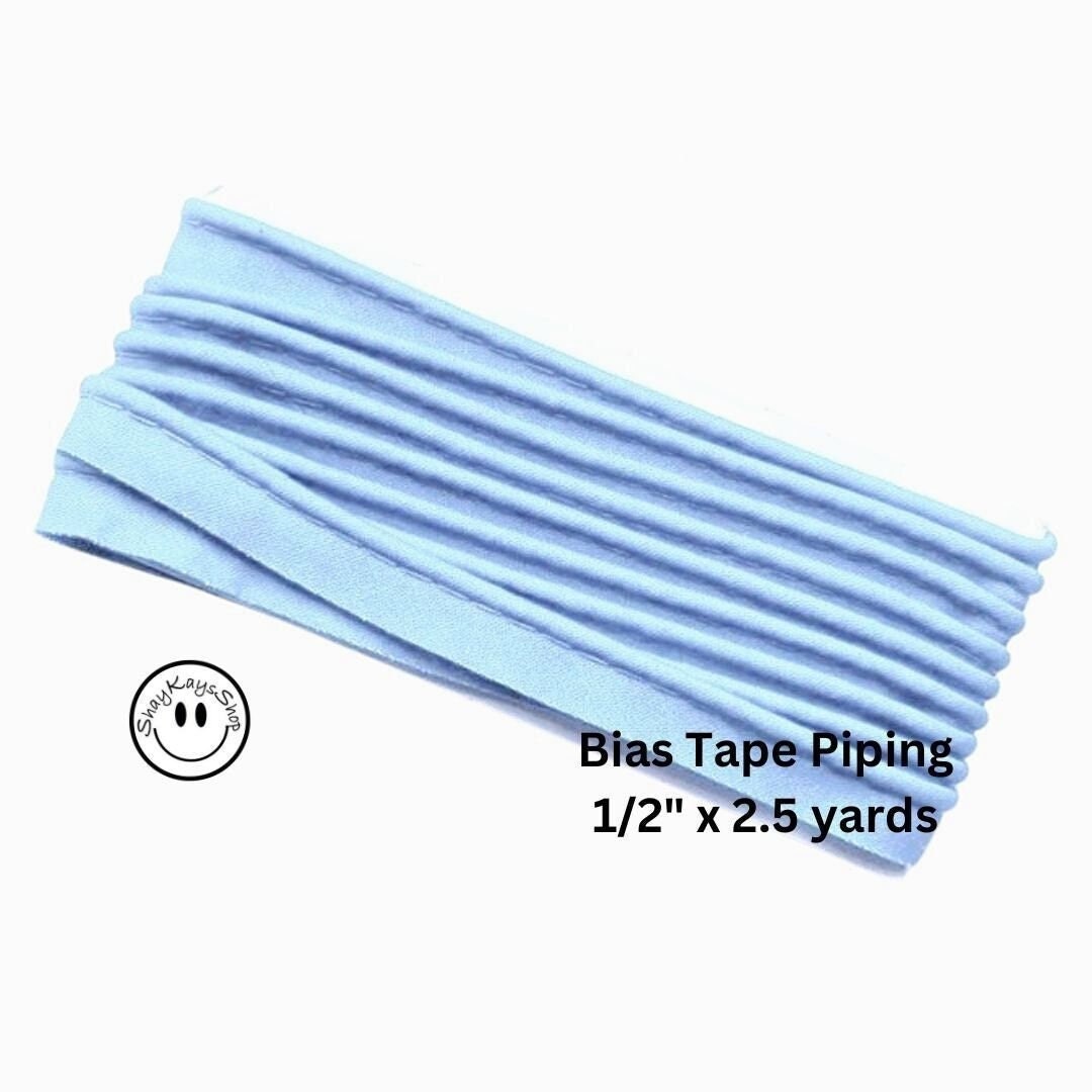 Maxi Bias Tape Piping 1/2 Inch Wide 2.5 Yards, Sew Ology Older Piping