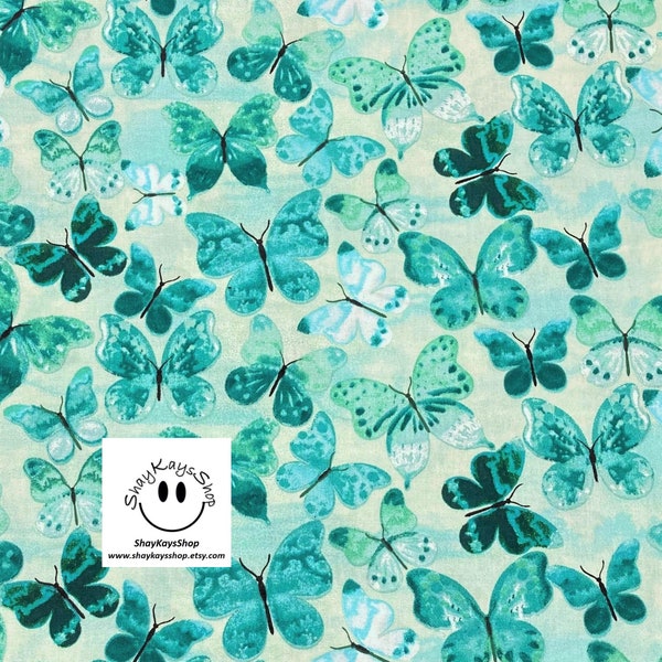 Butterfly Fabric by the Yard Etsy