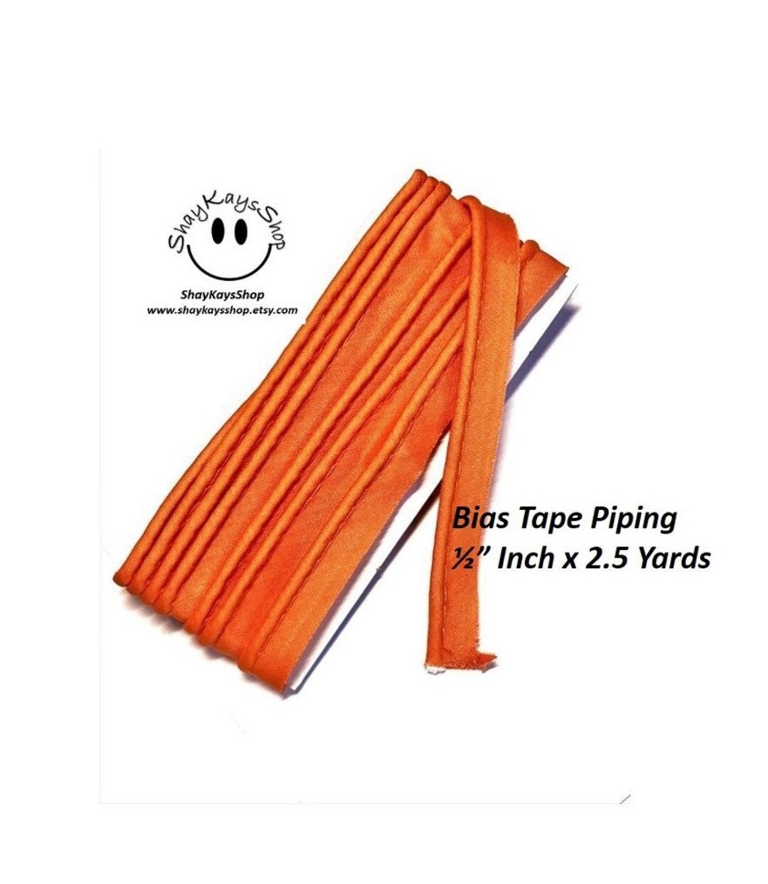 Maxi Bias Tape Piping 1/2 Inch Wide 2.5 Yards Pick Your Etsy