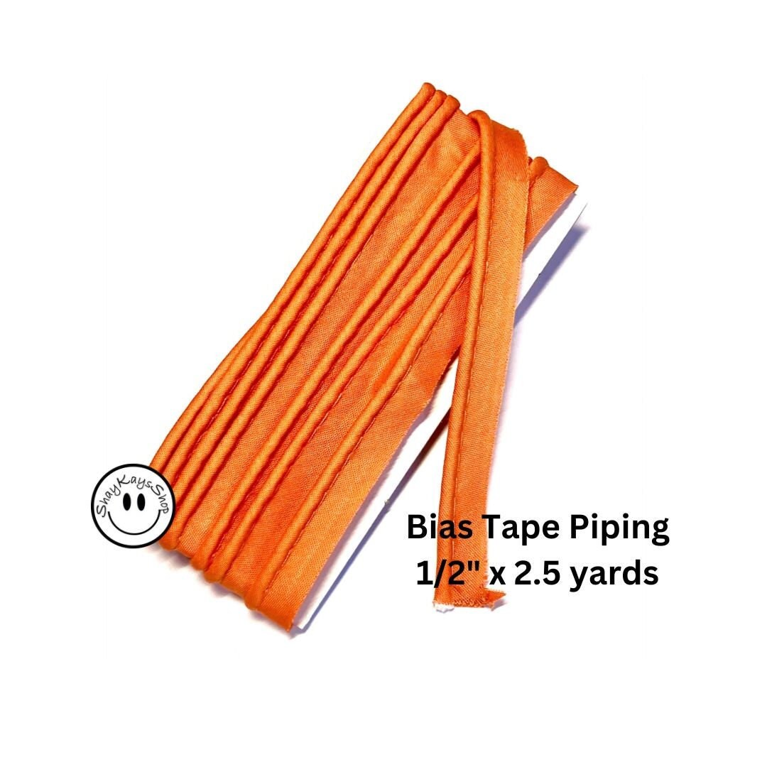 Wrights Maxi Bias Tape Piping 1/2 Inch Wide Total of 2.5 Yards of