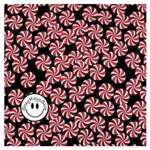 Christmas Peppermint Candy Fabric: Holiday Cotton Quilt Fabric by Joann