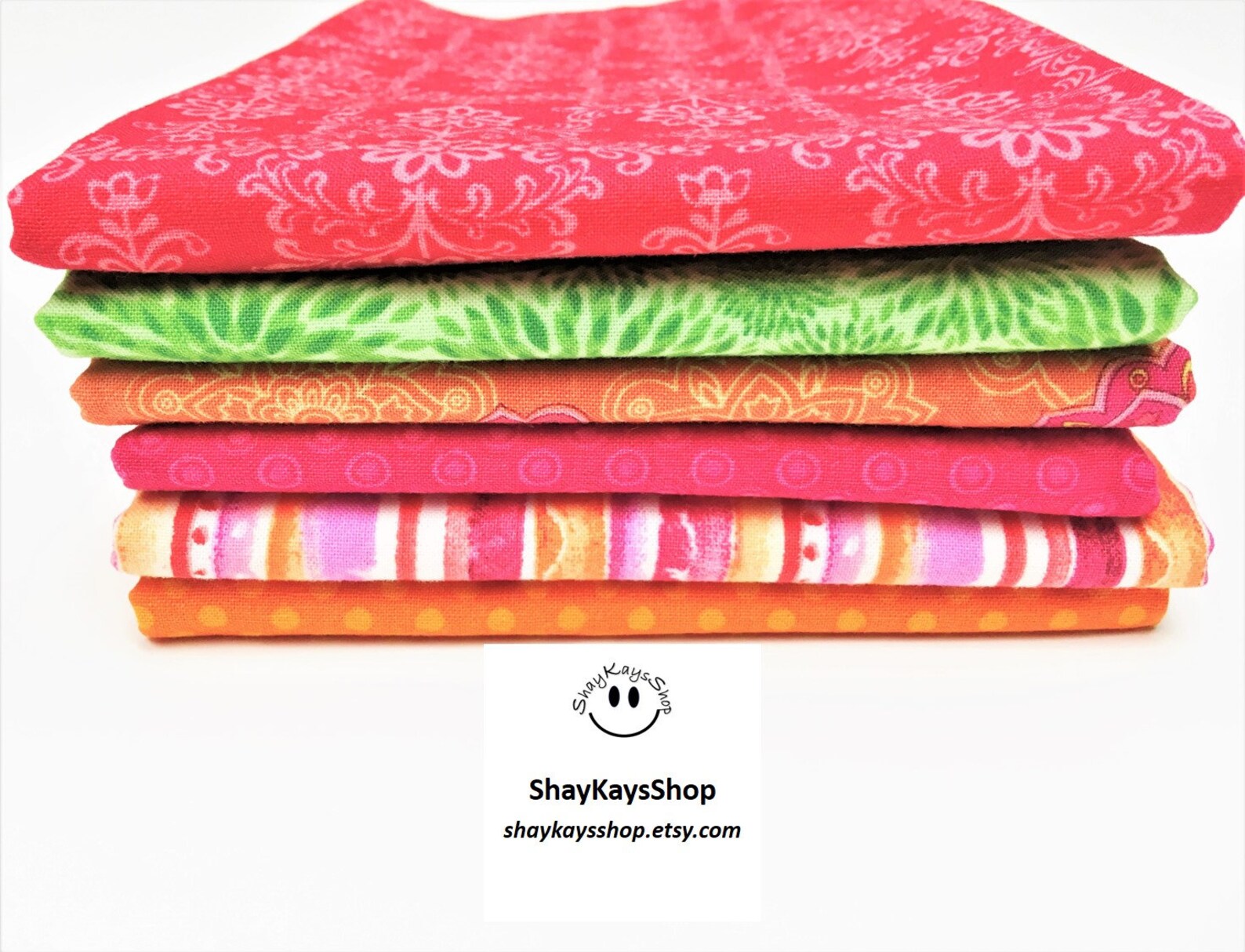 ON SALE Set of 6 Cotton Fabric Bundles Quilting Fabric Etsy