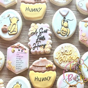 Biscoitos de açúcar decorados para chá de bebê