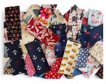 Fabric Bookmark: Book Lover Gift