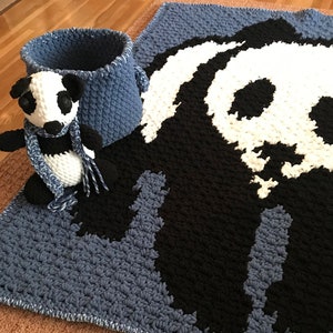 Baby Panda - Blanket - Basket
