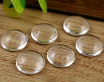 Goldfluss cabochons pour collage en versions 2 pcs Ø 12 mm