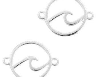 antik silber Leder /& Bänder Schiebeperle mit Flatback crystal ID 5x2mm