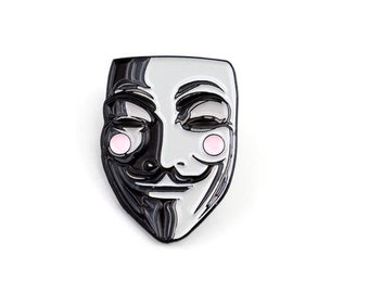 Guy Fawkes Mask Pin