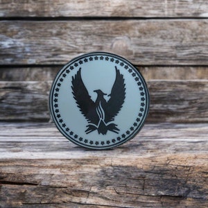 White Bald Eagle Insignia Pin