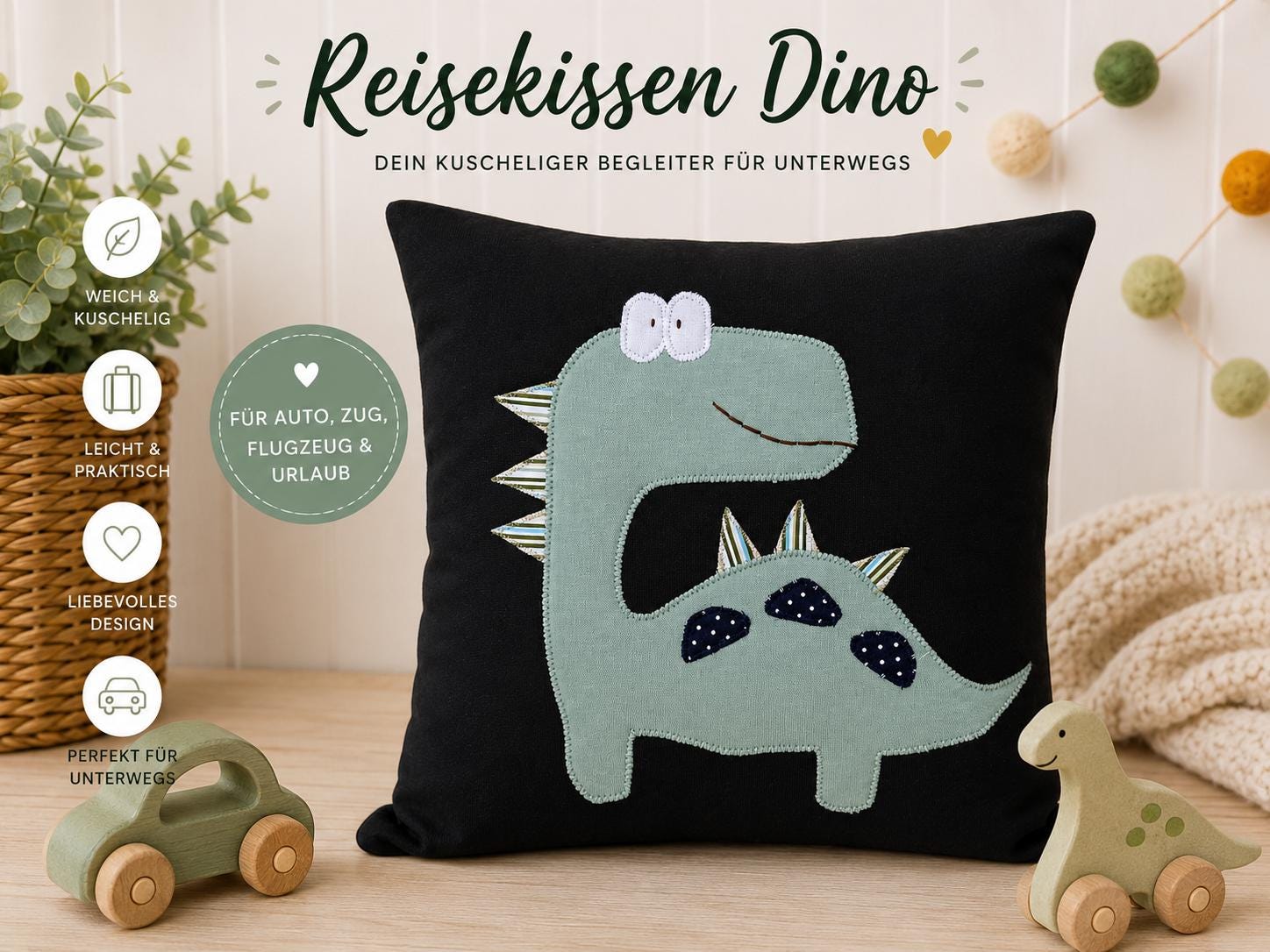 Kleines kuscheliges kissen