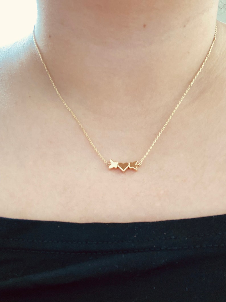 Butterfly Necklace High Quality Gold Plated Necklace Heart Necklace Charm Necklace